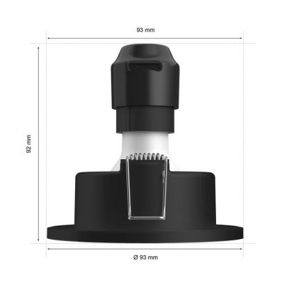 Philips - LED RGBW prigušiva kupatilsko ugradno svetlo Hue XAMENTO GU10/5,7W/230V IP44 2200-6500K