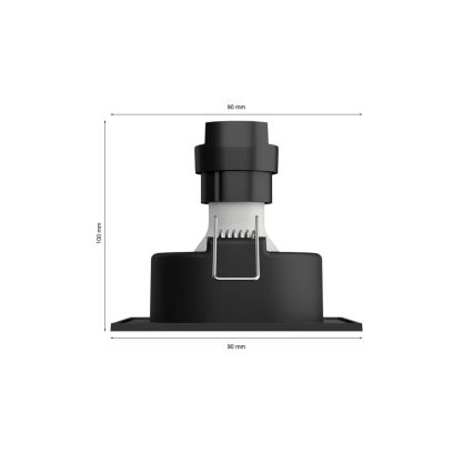 Philips - LED RGBW prigušiva ugradno svetlo za spušteni plafon Hue CENTURA 1xGU10/4,2W/230V 2000-6500K