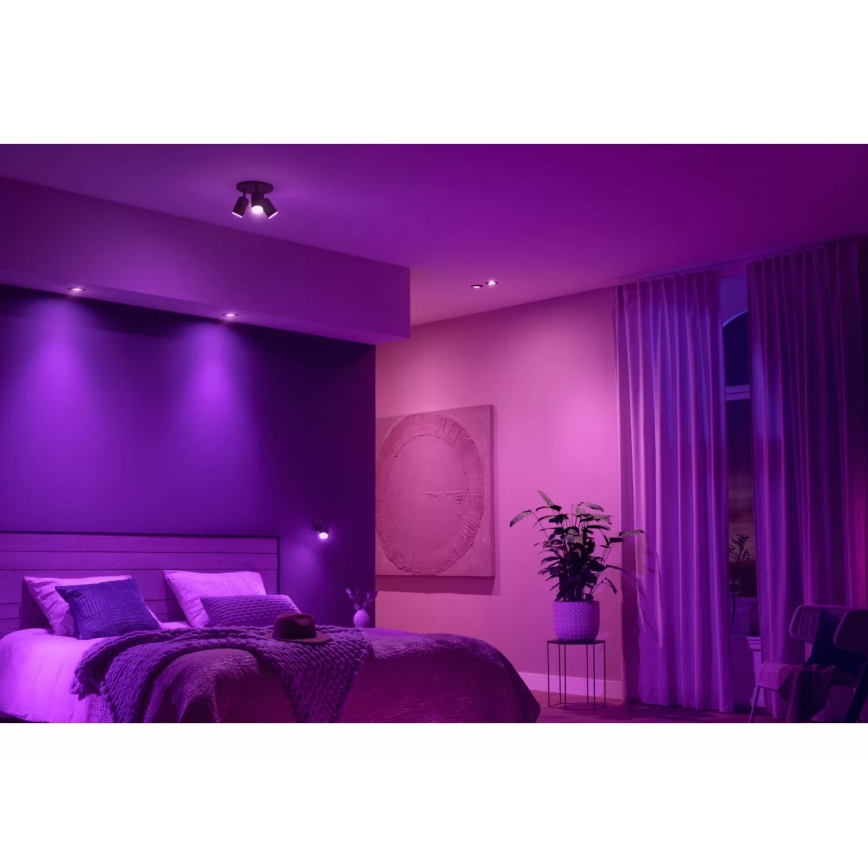 Philips - LED RGBW prigušiva ugradna plafonska svetiljka Hue CENTURA 1xGU10/4,2W/230V 2000-6500K