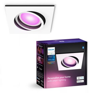 Philips - LED RGBW prigušiva ugradna svetiljka Hue CENTURA 1xGU10/4,2W/230V 2000-6500K