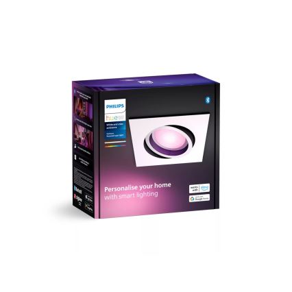 Philips - LED RGBW prigušiva ugradna svetiljka Hue CENTURA 1xGU10/4,2W/230V 2000-6500K