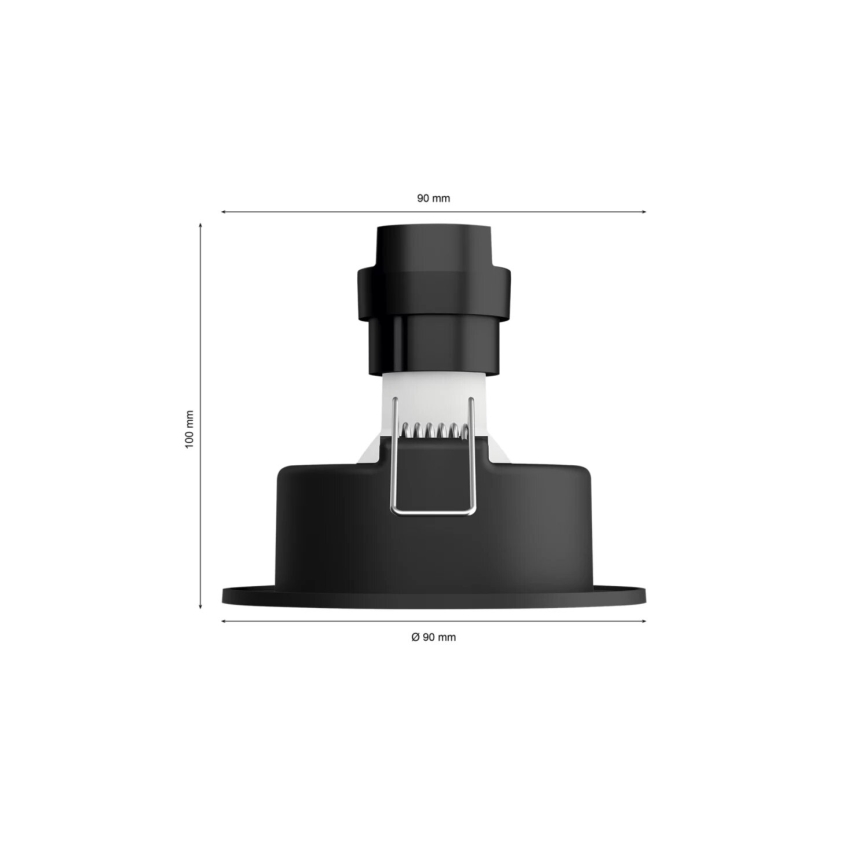 Philips - LED RGBW prigušiva ugradna plafonska svetiljka Hue CENTURA 1xGU10/4,2W/230V 2000-6500K
