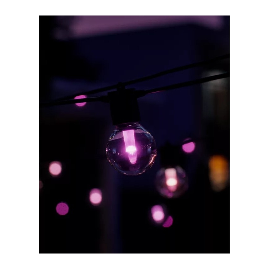 Philips - LED RGBW Produžna prigušiva spoljašnja girlanda Hue FESTAVIA 20xLED 14m IP65