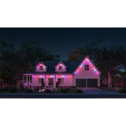 Philips - LED RGBW spoljni produžni niz Hue FESTAVIA, prigušiva, 16xLED, 9m, 1000-20000K, IP65