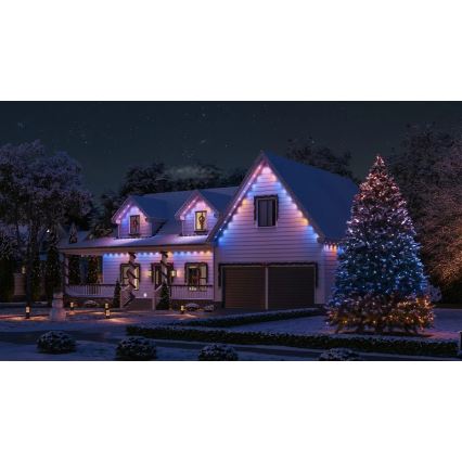 Philips - LED RGBW spoljni produžni niz Hue FESTAVIA, prigušiva, 16xLED, 9m, 1000-20000K, IP65