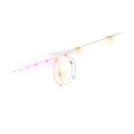 Philips - LED RGBW spoljni produžni niz Hue FESTAVIA, prigušiva, 16xLED, 9m, 1000-20000K, IP65