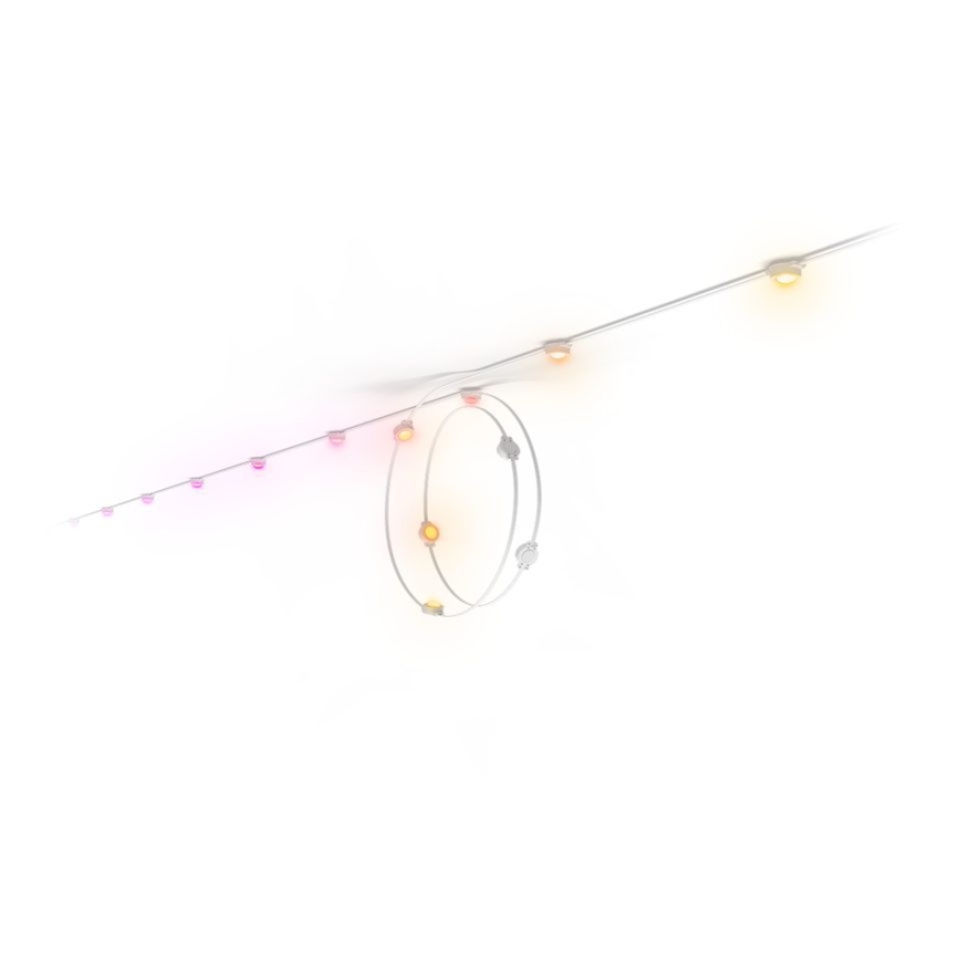 Philips - LED RGBW spoljni produžni niz Hue FESTAVIA, prigušiva, 16xLED, 9m, 1000-20000K, IP65