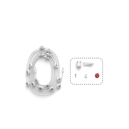 Philips - LED RGBW spoljni produžni niz Hue FESTAVIA, prigušiva, 16xLED, 9m, 1000-20000K, IP65