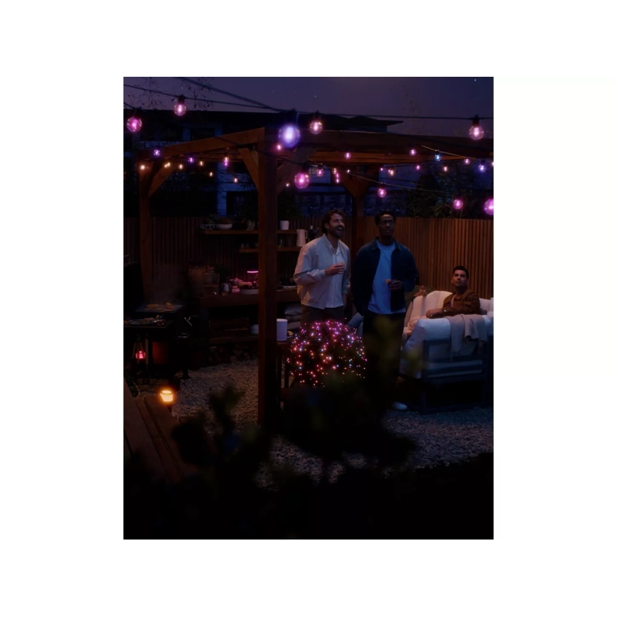 Philips - LED RGBW spoljašnja prigušiva girlanda Hue FESTAVIA 10xLED 7m IP65