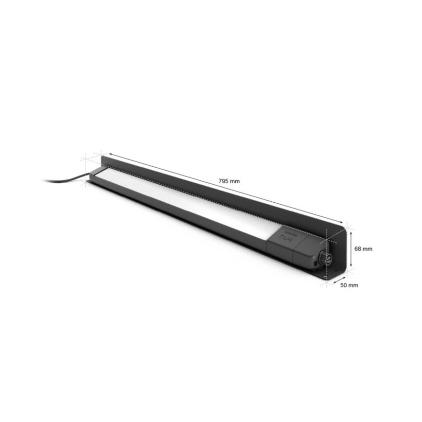 Philips - LED RGBW spoljašnja prigušiva svetiljka Hue White and Color Ambiance LED/20W/24V IP65