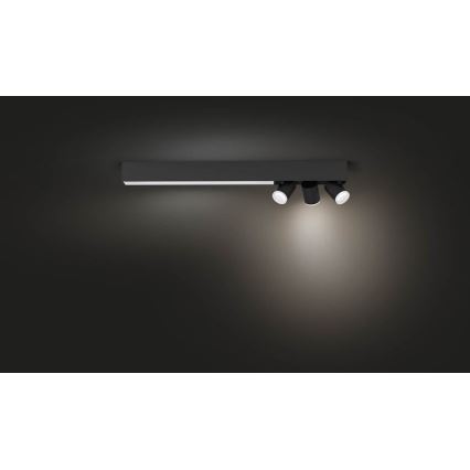Philips - LED RGBW prigušiva spot svetiljka LED/25W/230V + 3xGU10/5,7W