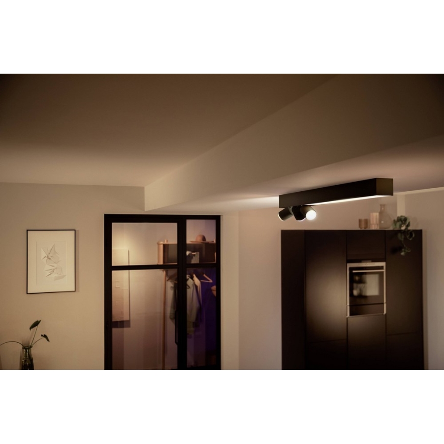 Philips - LED RGBW prigušiva spot svetiljka LED/25W/230V + 3xGU10/5,7W