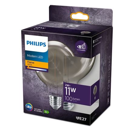Philips LED sijalica E27, 2W, 230V, 1800K