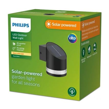 Philips - LED solarno zidno svetlo FYCE LED/1,5W/3,7V 1200 mAh IP44