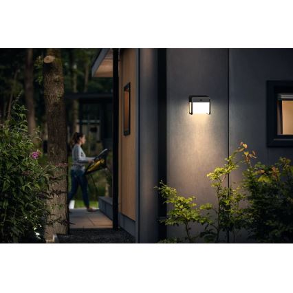 Philips - LED solarno zidno svetlo sa senzorom pokreta i sumraka EZRA LED/1,8W/3,7V 2600 mAh 3000K IP44