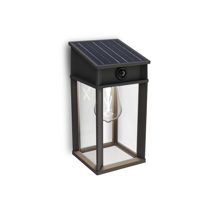 Philips - LED solarno zidno svetlo sa senzorom pokreta i sumraka GERI LED/3,2W/3,7V 2600 mAh 4000K IP44