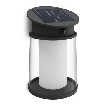 Philips - LED solarno zidno svetlo sa senzorom pokreta i sumraka JUDA LED/3,2W/3,7V 2600 mAh 2700K IP44