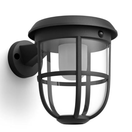 Philips - LED solarno zidno svetlo sa senzorom pokreta i sumraka RADII LED/1,3W/3,7V 2000 mAh 3000K IP44