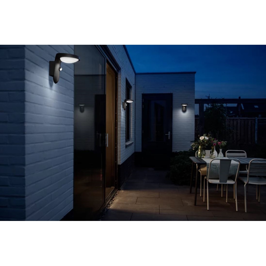 Philips - LED solarno zidno svetlo sa senzorom pokreta i sumraka LED/1,2W/4V 1800 mAh 4000K IP44