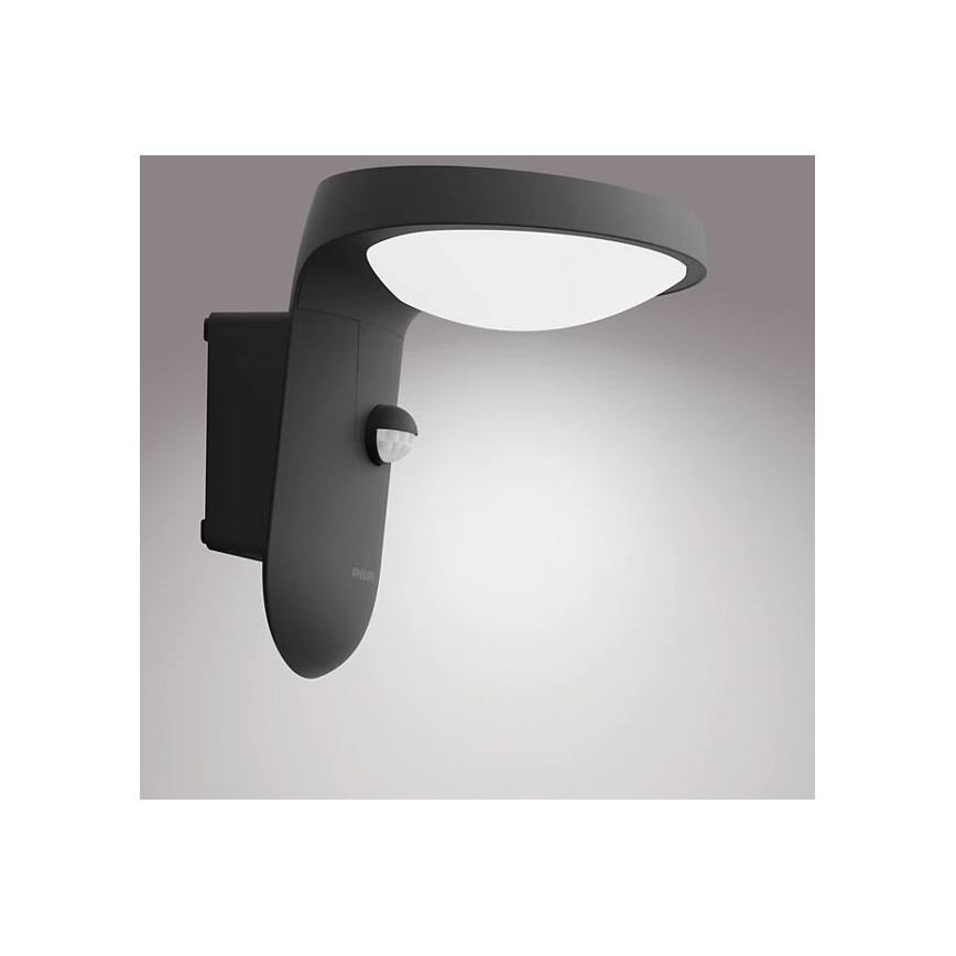 Philips - LED solarno zidno svetlo sa senzorom pokreta i sumraka LED/1,2W/4V 1800 mAh 4000K IP44