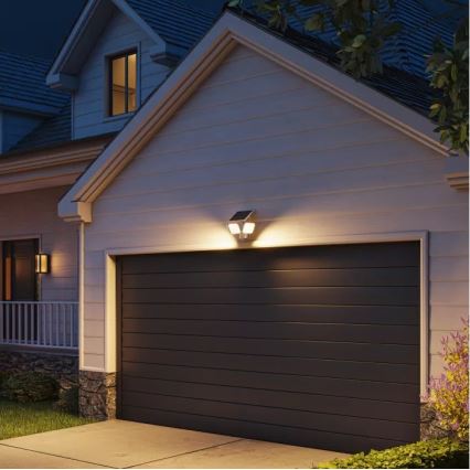 Philips - LED Solarno zidno svetlo sa senzorom ZYREN LED/24,5W/3,7V 2600 mAh 3000K IP65 bela