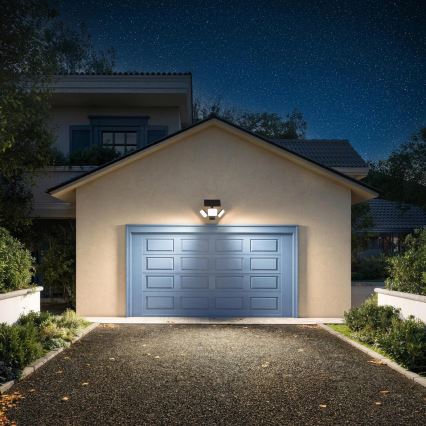 Philips - LED solarno zidno svetlo sa senzorom ZYREN LED/24,5W/3,7V 2600 mAh 3000K IP65