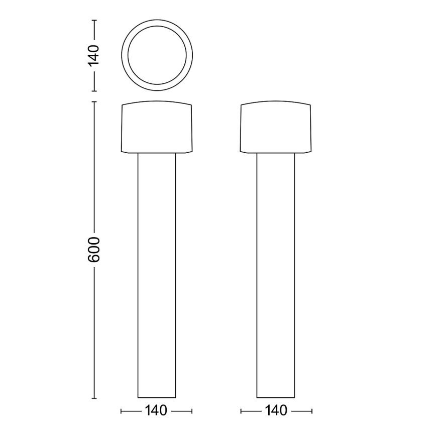 Philips - LED spoljašnja lampa OTIS LED/4,3W/230V 2700K IP44