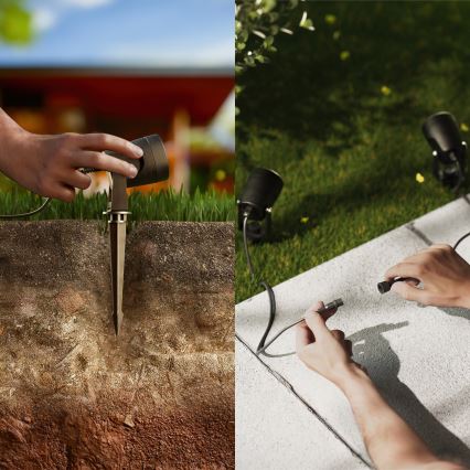 Philips - LED spoljašnja spot svetiljka GARDENLINK REUEL LED/1,5W/24V 2700K IP44