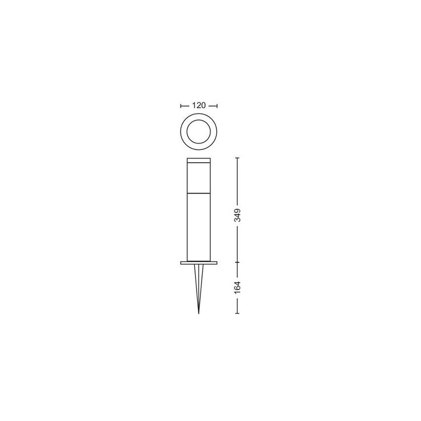 Philips - LED spoljašnja svetiljka GARDENLINK LED/6W/230V 2700K IP44
