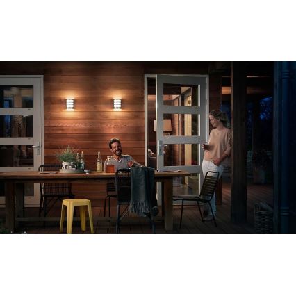 Philips - LED spoljašnja zidna svetiljka sa senzorom PYTHON LED/3,8W/230V IP44