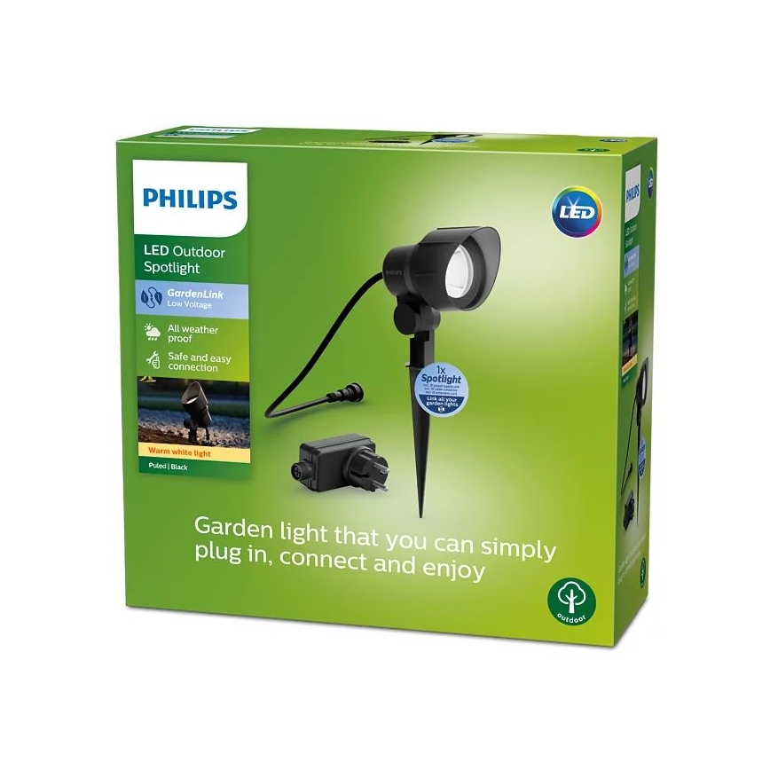 Philips - Spoljašnja LED spot svetiljka LED/24W/230V 2700K IP44