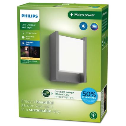 Philips - LED spoljašnje zidno svetlo ARBOUR LED/3,8W/230V 2700K IP44