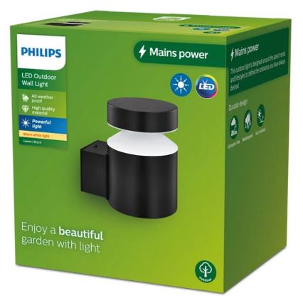Philips - LED spoljašnje zidno svetlo LAVEN LED/6W/230V 2700K IP44