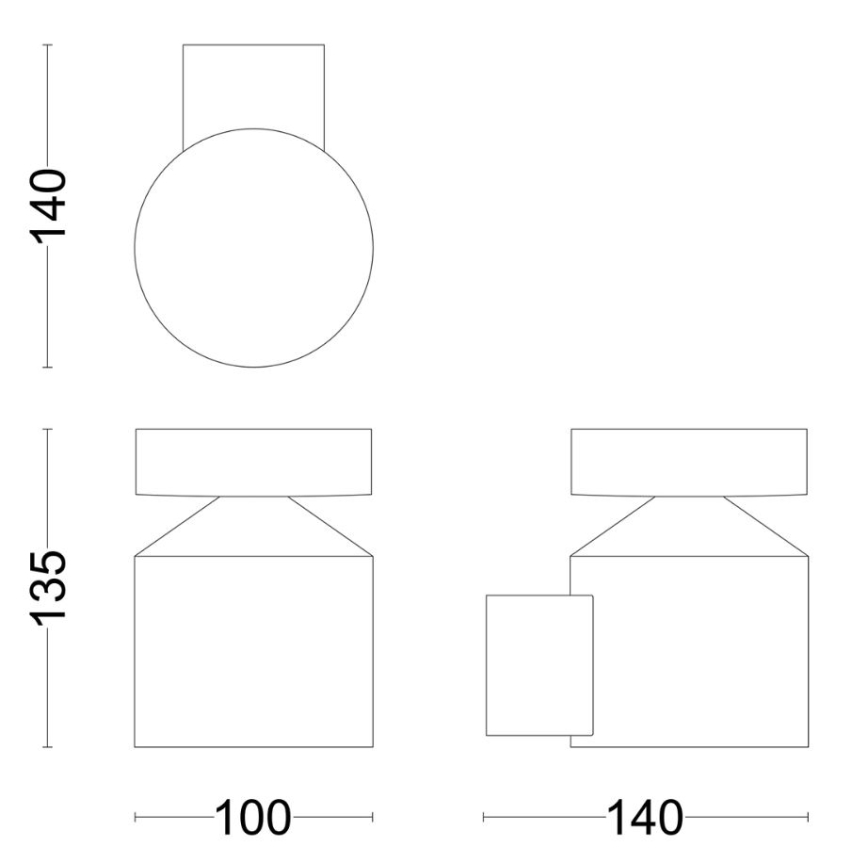 Philips - LED spoljašnje zidno svetlo LAVEN LED/6W/230V 2700K IP44