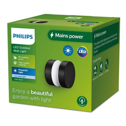 Philips - LED spoljašnje zidno svetlo LAVEN LED/6W/230V 4000K IP44