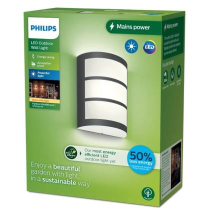 Philips - LED spoljašnje zidno svetlo PYTHON LED/3,8W/230V IP44