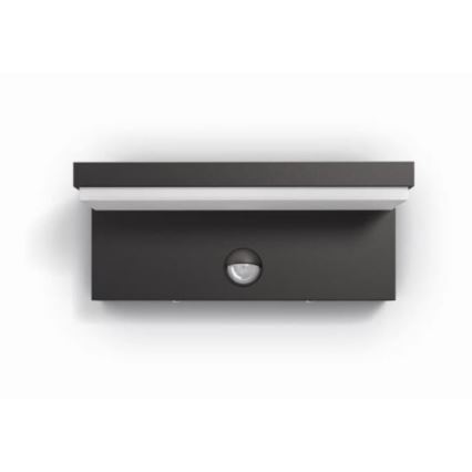 Philips - LED spoljašnja zidna svetiljka sa senzorom BUSTAN LED/3,8W/230V 4000K IP44