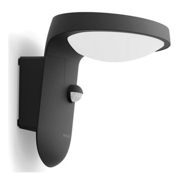 Philips - LED spoljašnje zidno svetlo sa senzorom LED/9W/230V 2700K IP44