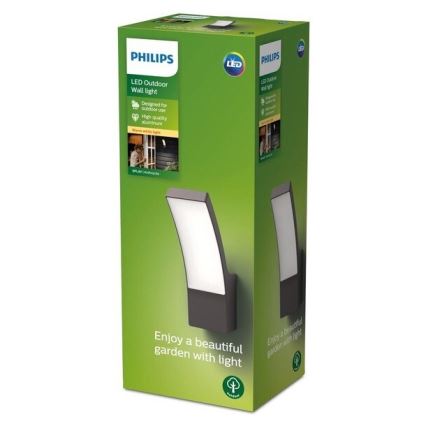 Philips - LED spoljašnje zidno svetlo LED/12W/230V 2700K IP44