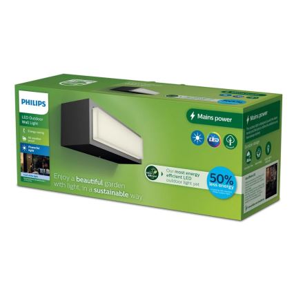 Philips - LED spoljašnje zidno svetlo STRATOSPHERE LED/3,8W/230V 4000K IP44
