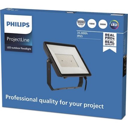 Philips - LED spoljašnji reflektor PROJECTLINE LED/100W/230V IP65 3000K