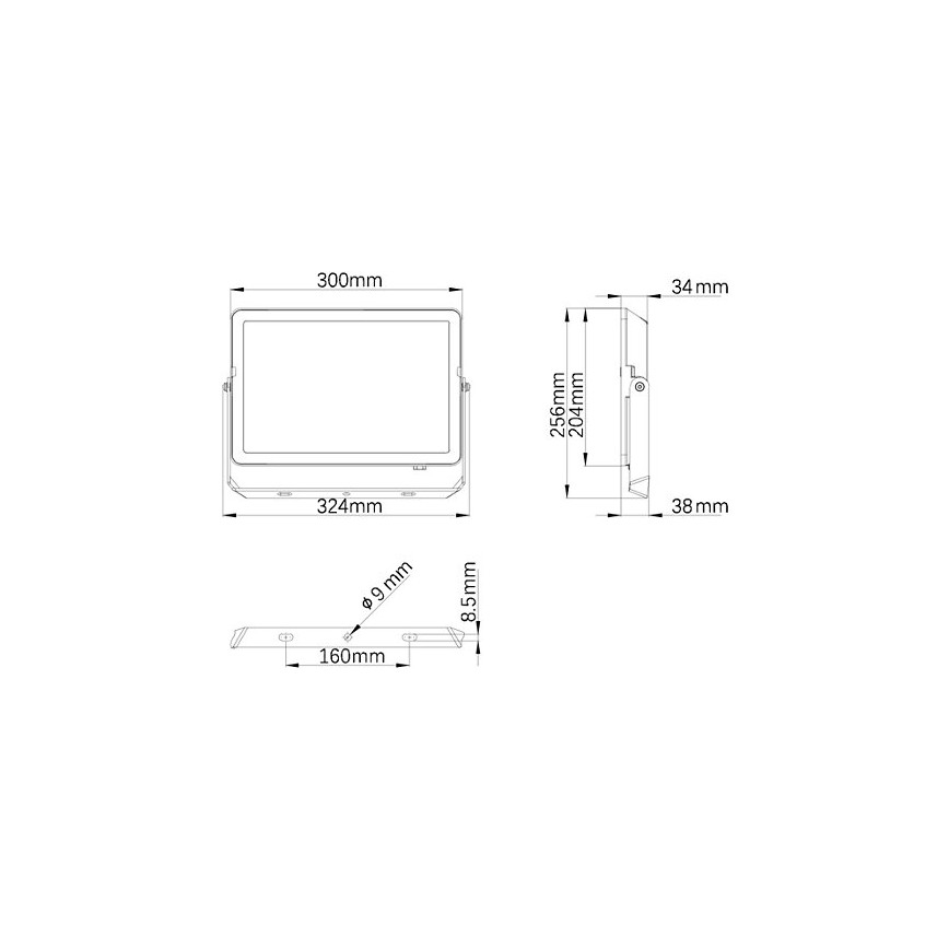 Philips - LED spoljašnji reflektor PROJECTLINE LED/100W/230V IP65 3000K