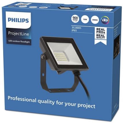 Philips - LED spoljašnji reflektor PROJECTLINE LED/10W/230V IP65 3000K