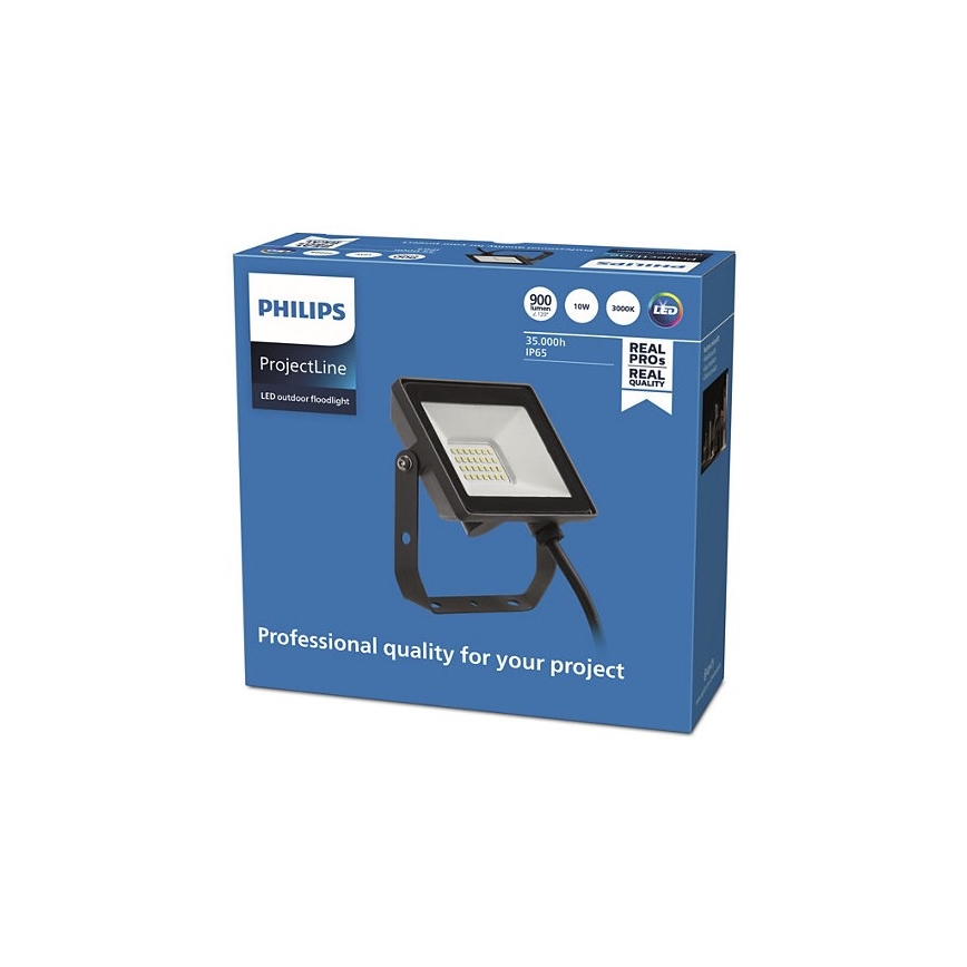 Philips - LED spoljašnji reflektor PROJECTLINE LED/10W/230V IP65 3000K