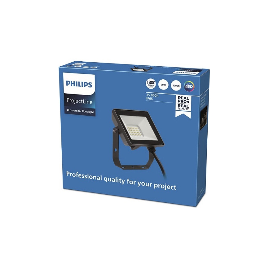 Philips - LED spoljašnji reflektor PROJECTLINE LED/20W/230V IP65 3000K