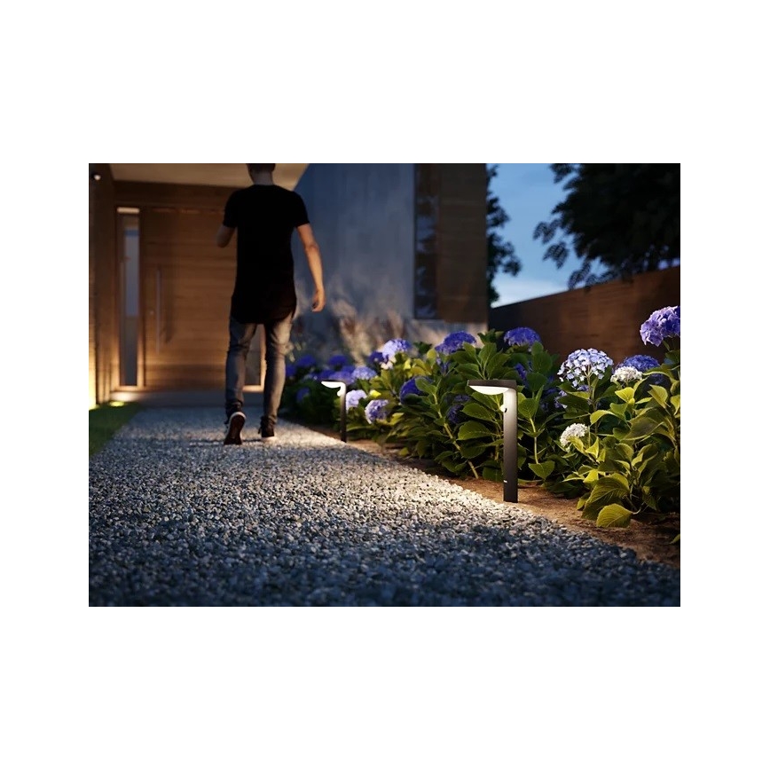Philips - LED spoljašnja lampa sa senzorom LED/9W/230V 2700K IP44