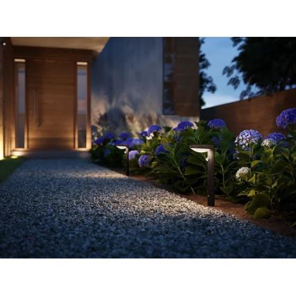 Philips - LED spoljašnja lampa sa senzorom LED/9W/230V 2700K IP44