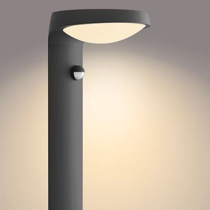Philips - LED spoljašnja lampa sa senzorom LED/9W/230V 2700K IP44