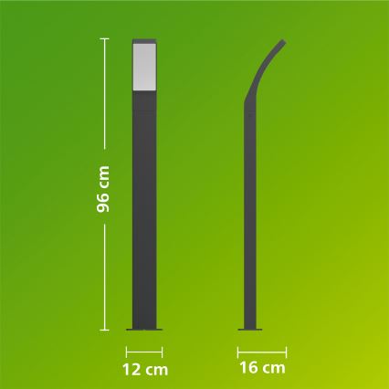 Philips - LED spoljna lampa SPLAY LED/4,3W/230V 2700K 96 cm IP44