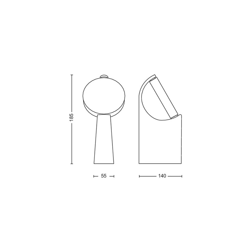 Philips - Spoljašnja LED lampa LED/7W/230V 4000K IP44